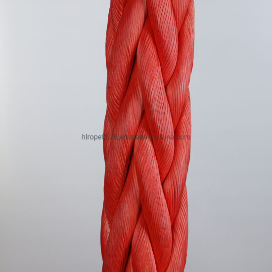 Polyester Cover 12 Strand Uhmwpe / HMPE til fortøjning offshore vinsch reb