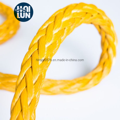 12 Strand Syntetisk UHMWPE / HMPE HMWPE Rope Marine Rope til fortøjning
