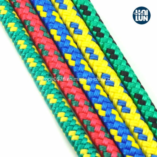 Factory Wholesale Polypropylen Nylon Polyester Double Braide Rope